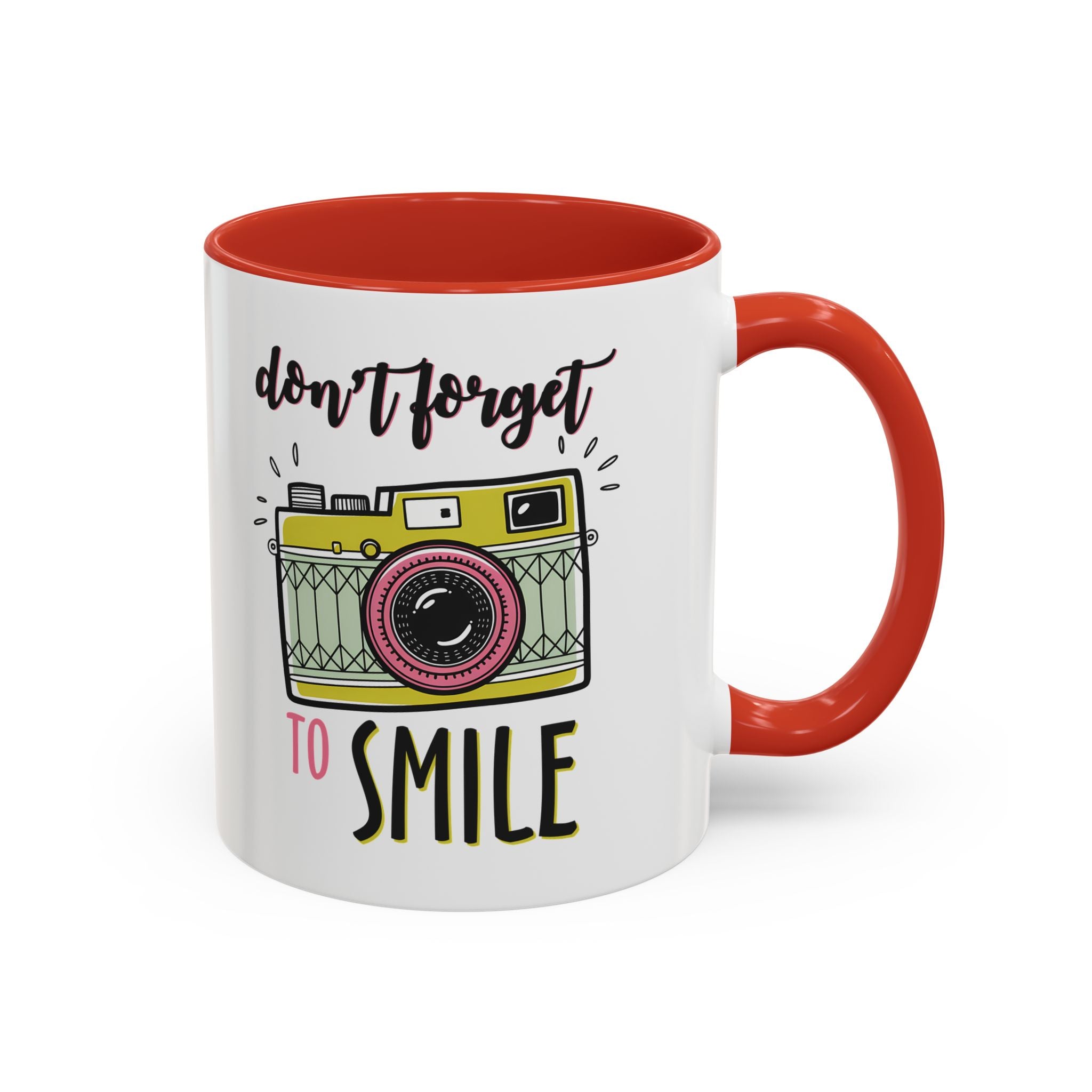 Inspirational Coffee Mug - 'Don't Forget to Smile' mental health
