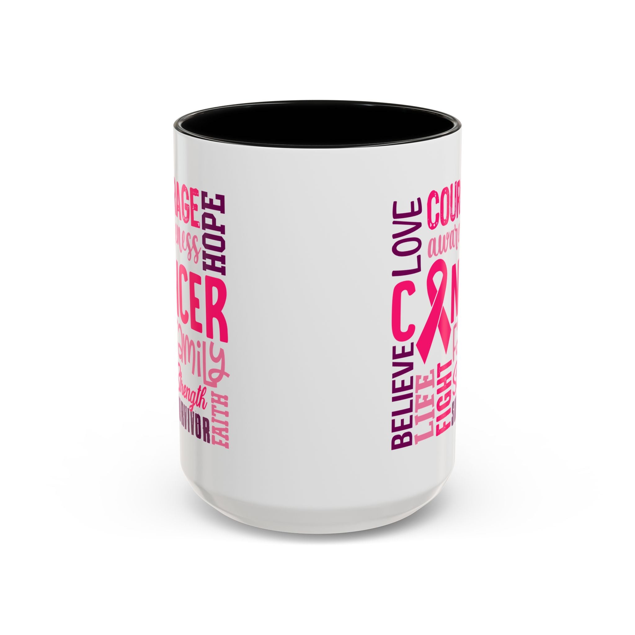 Inspirational Cancer Awareness Coffee Mug, Support Gift, Hope for Survivors, Breast Cancer Month, Motivational Mug, Encouragement Mug