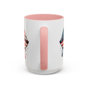 Patriotic Lip Print Coffee Mug – 11oz & 15oz