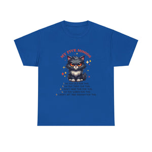Grumpy cat five moods Unisex Heavy Cotton Tee by the x m world