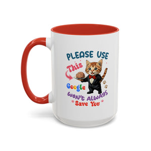 fancy sarcasm Cat Coffee Mug, Funny Cat Mug, Gifts for Cat Lovers, Unique Coffee Cup,
