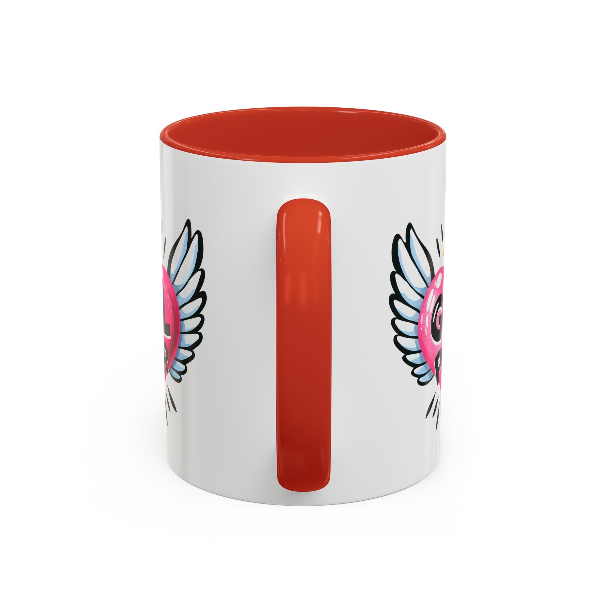 Empowering Heart Coffee Mug | Inspirational Gift for Women, GRL PWR Mug, Cute Kitchen Decor, Unique Friendship Gift, Motivational Coffee Cup