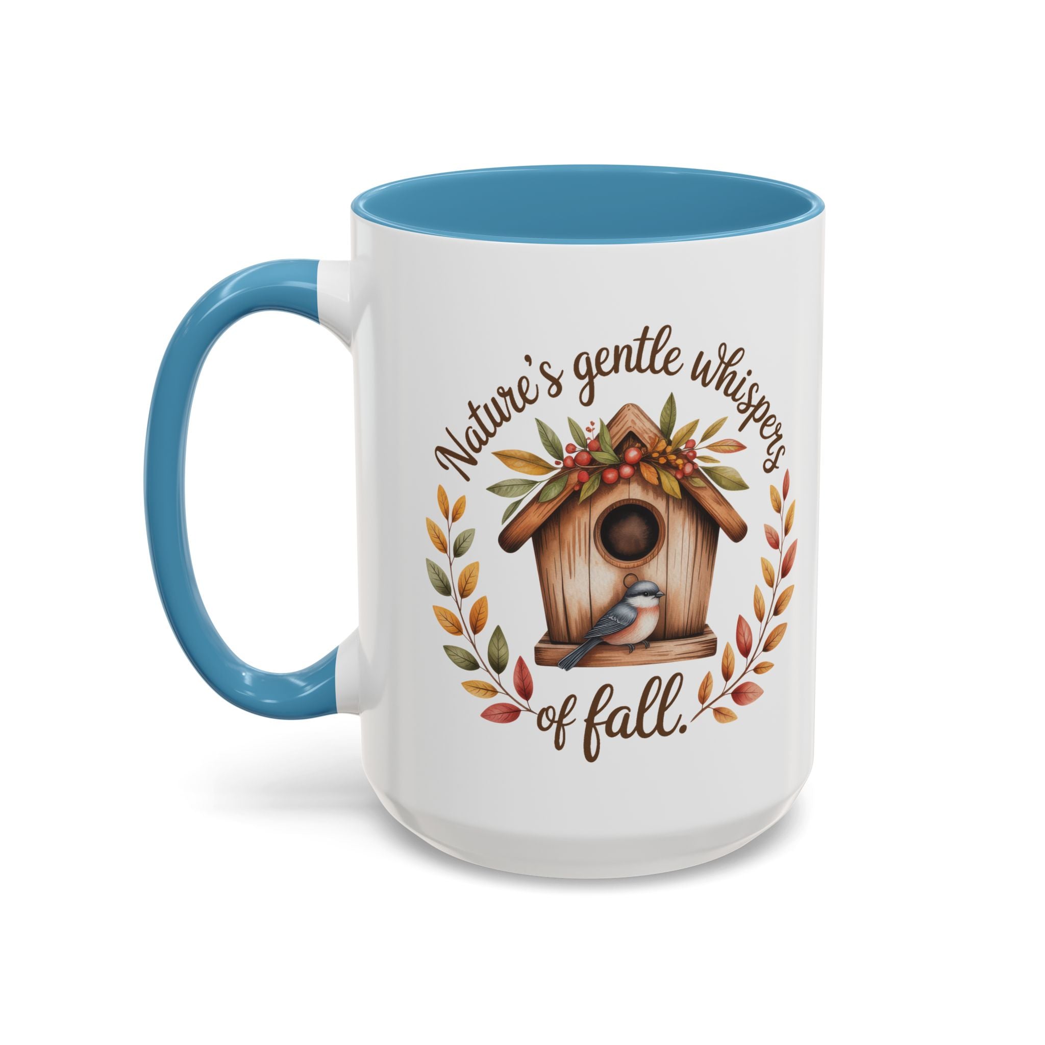 Nature's Gentle Whispers Fall Coffee Mug nature lovers cup