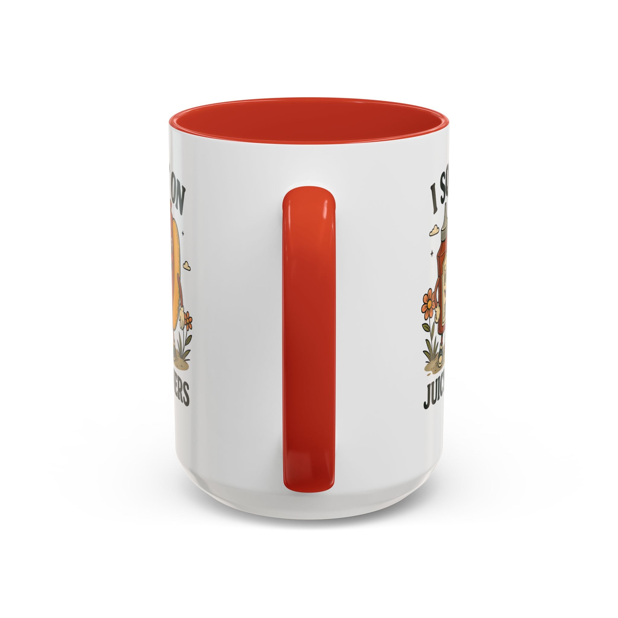 I squirt on Juicy Wieners Coffee Mug - Fun Foodie Design adult humor