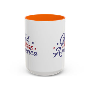 Patriotic Coffee Mug - God Bless America Design