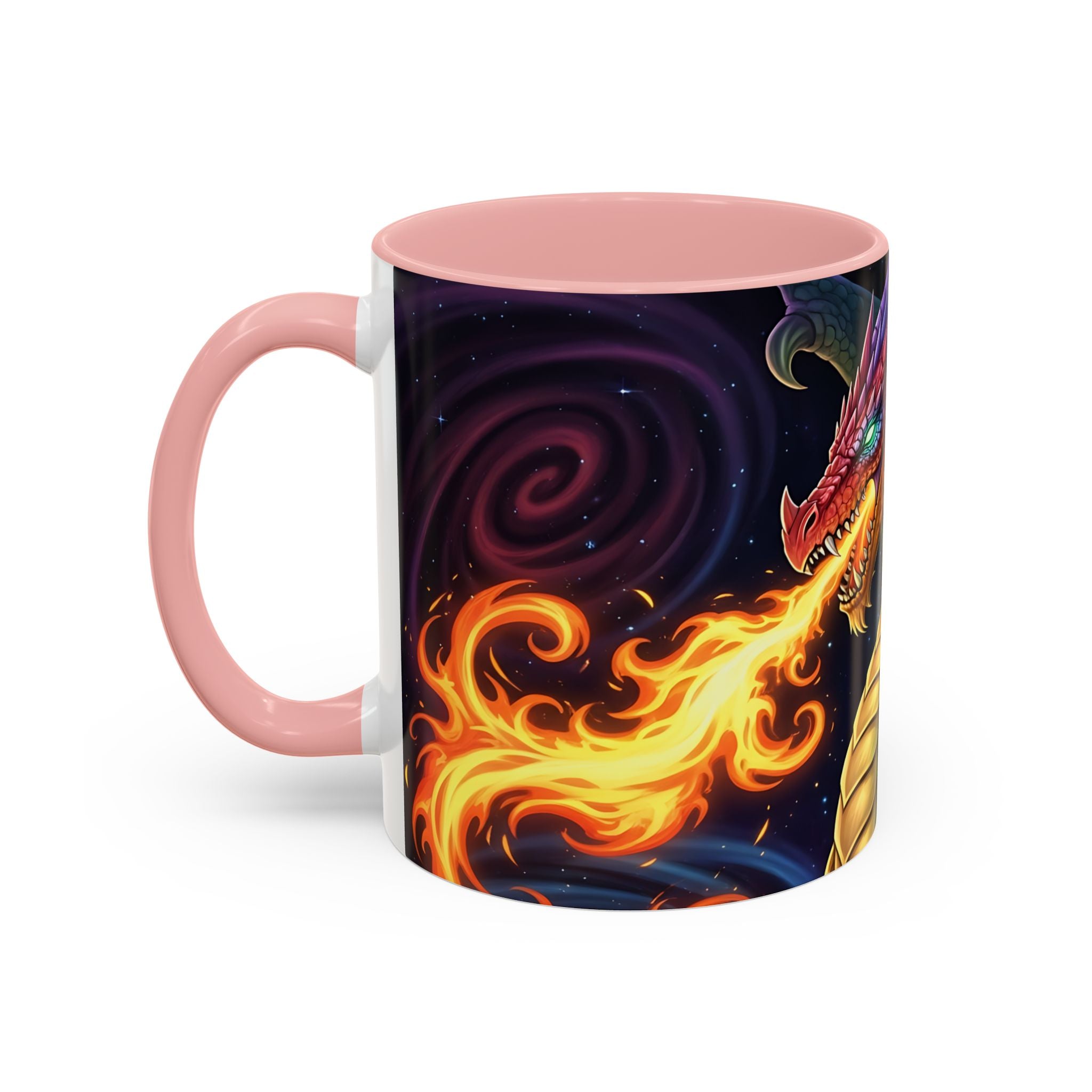 green  Dragon Accent Coffee Mug - 11 & 15oz Fantasy Drinkware