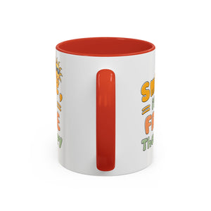 Smile It's Free Therapy Coffee Mug - Fun & Cheerful Accent Mugs for Brightening Your Day