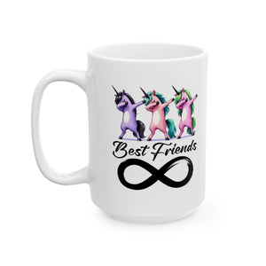 Best Friends Unicorn coffee Mug | Unique Gift for Friends | Coffee Cup for Birthday, Celebration, or Just Because | 11oz & 15oz Sizes