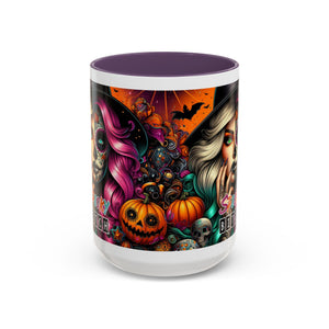 Spooky Bitch Halloween Coffee Mug - 11oz & 15oz | Witchy Vibes for Gifting, Halloween Decor, Fun Coffee Lover Gift, Spooky Season Must-Have