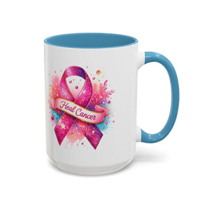 Inspirational Cancer Awareness Mug, Positive Affirmation Cup, Gift for Survivors, Supportive 11oz or 15oz Ceramic