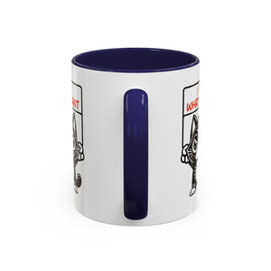 I do what I want funny cat Accent Coffee Mug (11, 15oz)