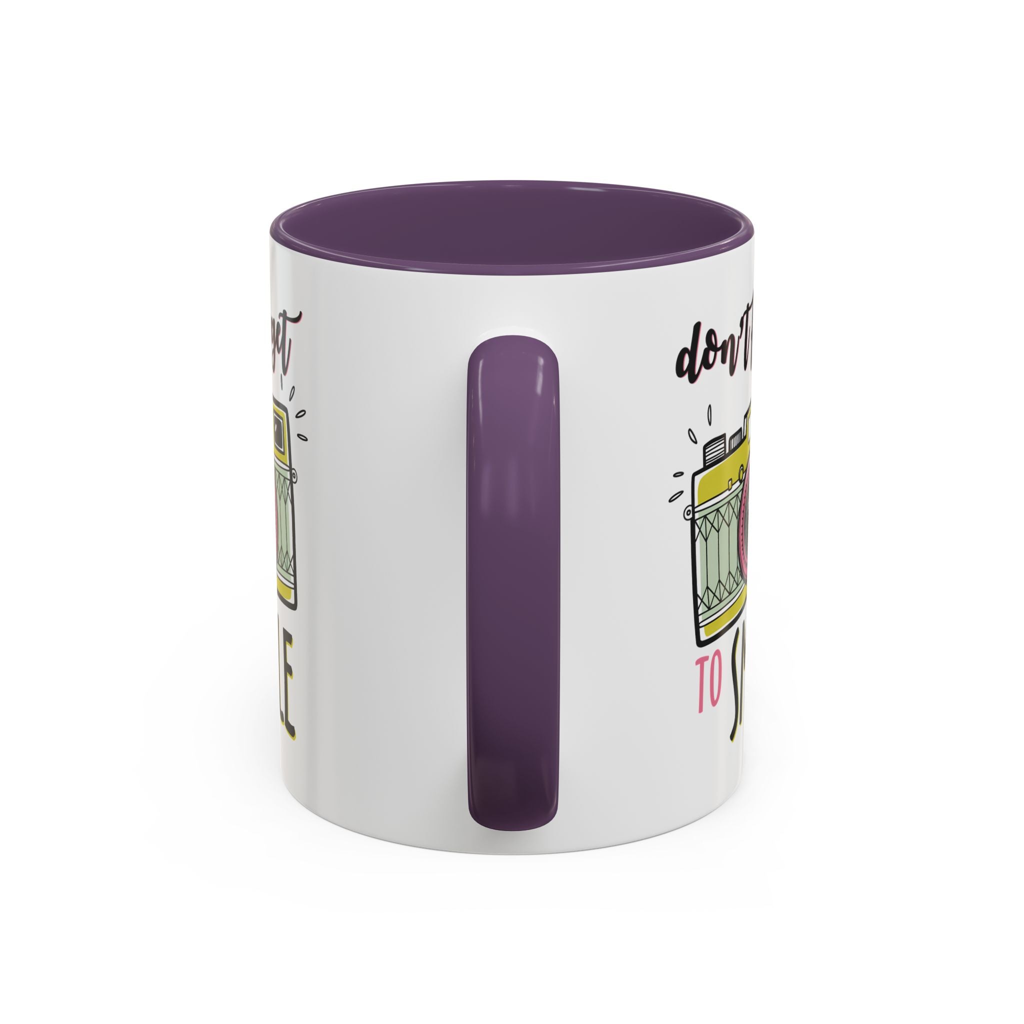 Inspirational Coffee Mug - 'Don't Forget to Smile' mental health