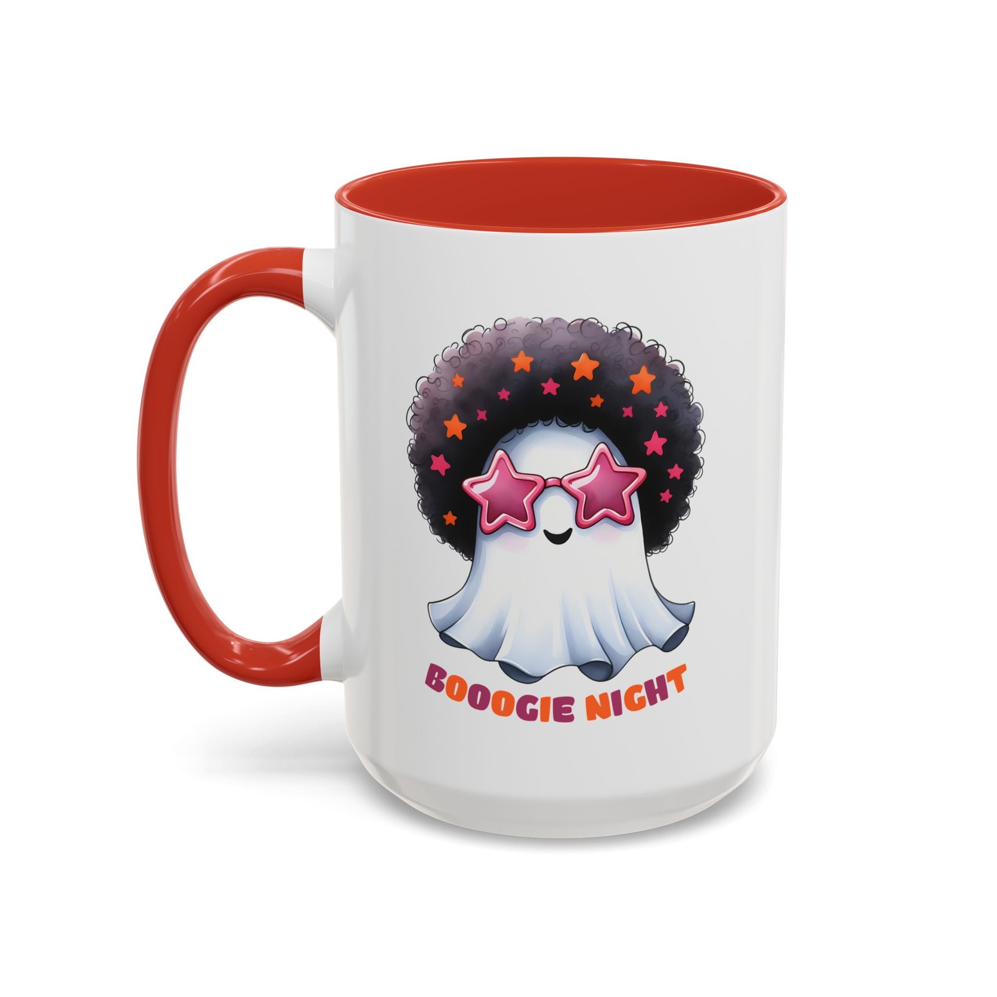 Groovy Ghost Coffee Mug - Fun, Whimsical Mug for Halloween, Parties, Gift for Friends, Unique Home Decor, Boogie Night