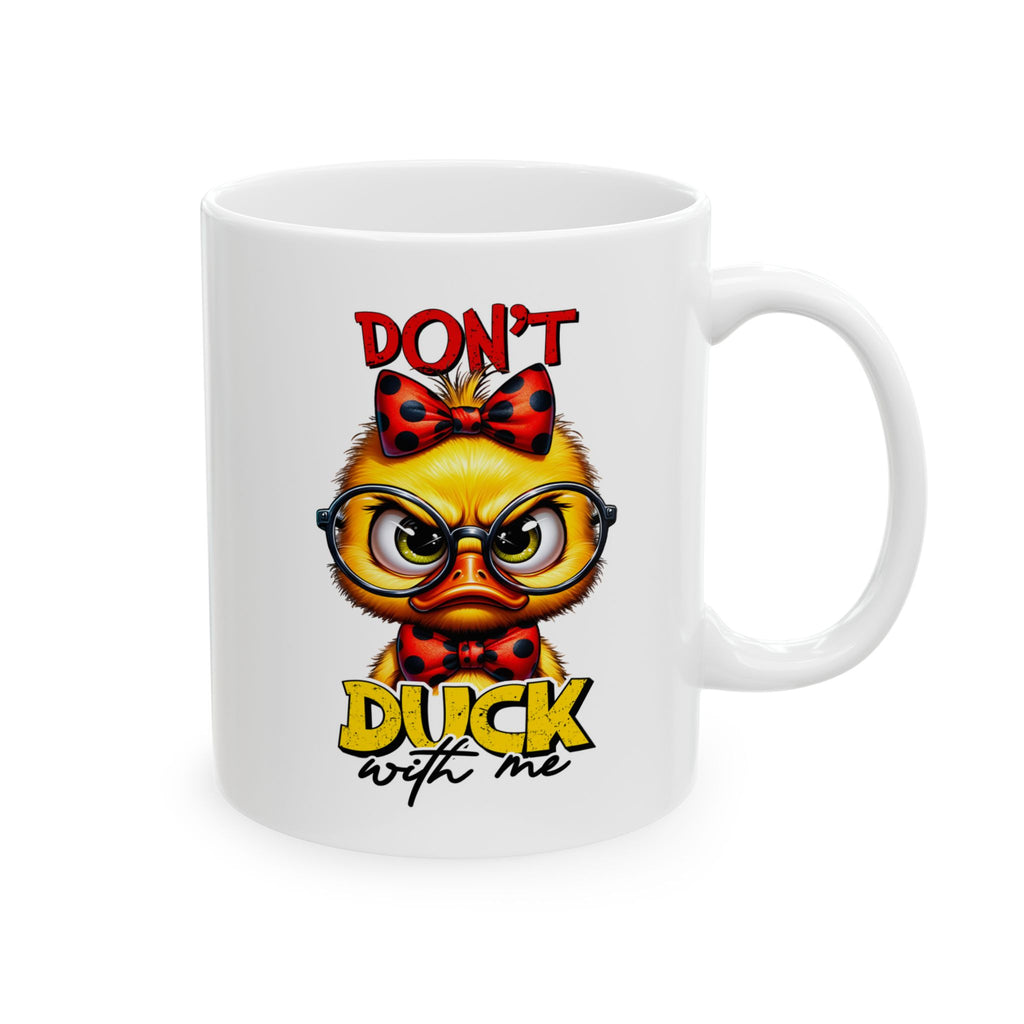 funny duck attitude sarcasm coffee Mug for Coffee Lovers, Quirky Gift for Friends, Office Humor, Don't Talk to Me, Birthday Present