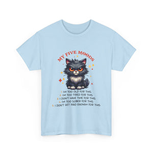 Grumpy cat five moods Unisex Heavy Cotton Tee by the x m world