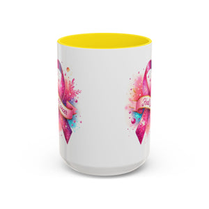 Inspirational Cancer Awareness Mug, Positive Affirmation Cup, Gift for Survivors, Supportive 11oz or 15oz Ceramic