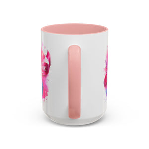 Inspirational Ribbon Coffee Mug - Faith, Hope, Love, Support, Gift for Cancer Awareness, Breast Cancer, Encouragement, Motivational