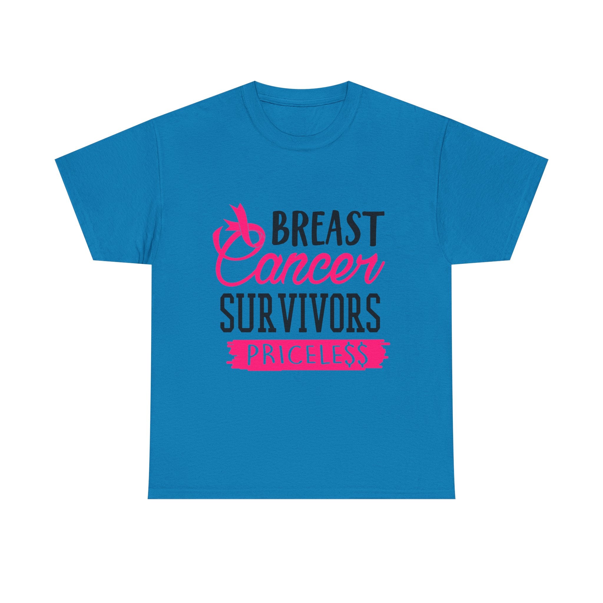 Breast Cancer Survivor Tee, Inspirational Shirt, Unisex Heavy Cotton Tee, Support Breast Cancer Awareness, Gift for Survivors
