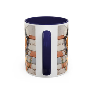 Cute Dog Accent Coffee Mug - Perfect Gift for Pet Lovers, Animal Lovers, Home Decor, Coffee Lovers, Unique Kitchenware