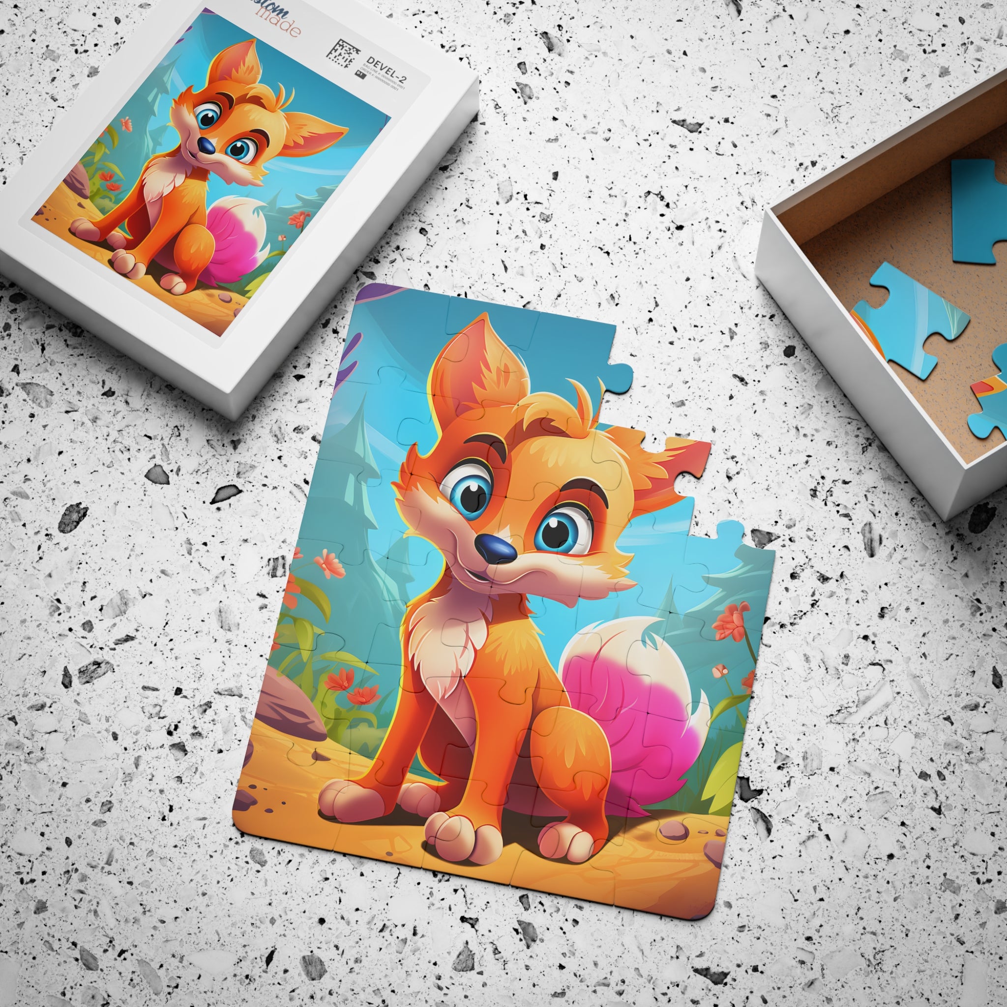 Fox Kids' Puzzle, 30-Piece | Fun Family Activity, Educational Game, christmas Gift, Creative Playtime