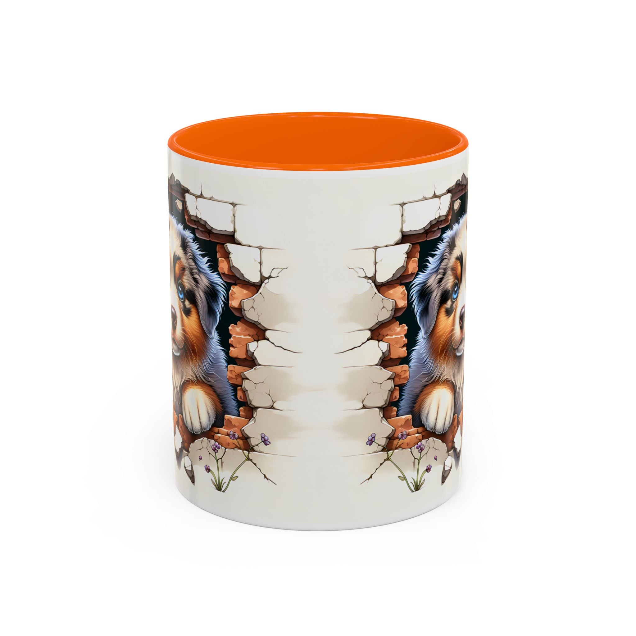 Cute Puppy Accent Coffee Mug - Perfect Gift for Dog Lovers, Unique Pet Lover Mug, Mother’s Day, Birthday, Home Decor