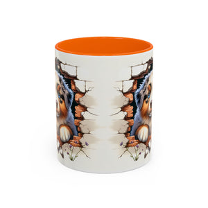 Cute Puppy Accent Coffee Mug - Perfect Gift for Dog Lovers, Unique Pet Lover Mug, Mother’s Day, Birthday, Home Decor