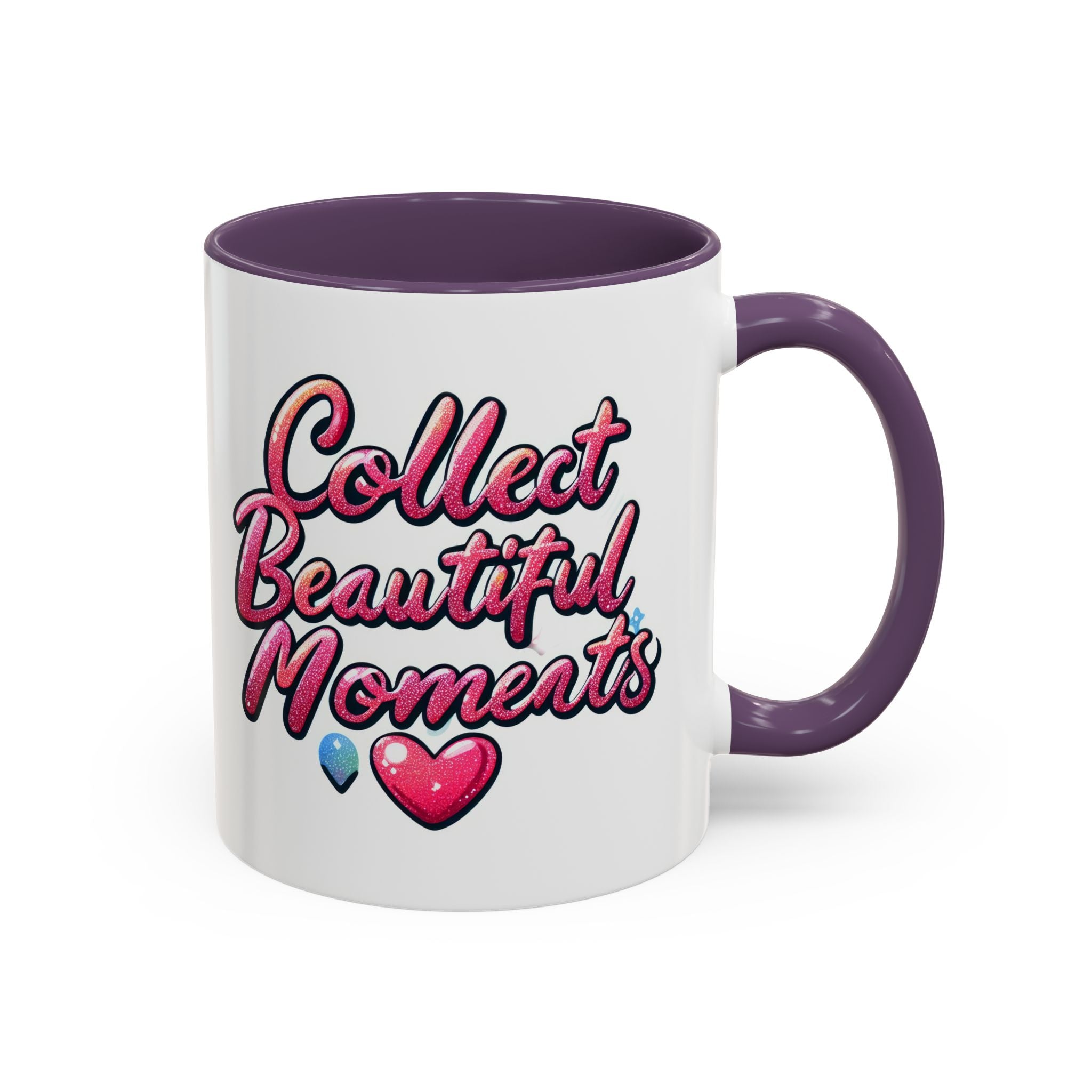 Collect Beautiful Moments Coffee Mug - 11oz & 15oz positive vibe love heart cup