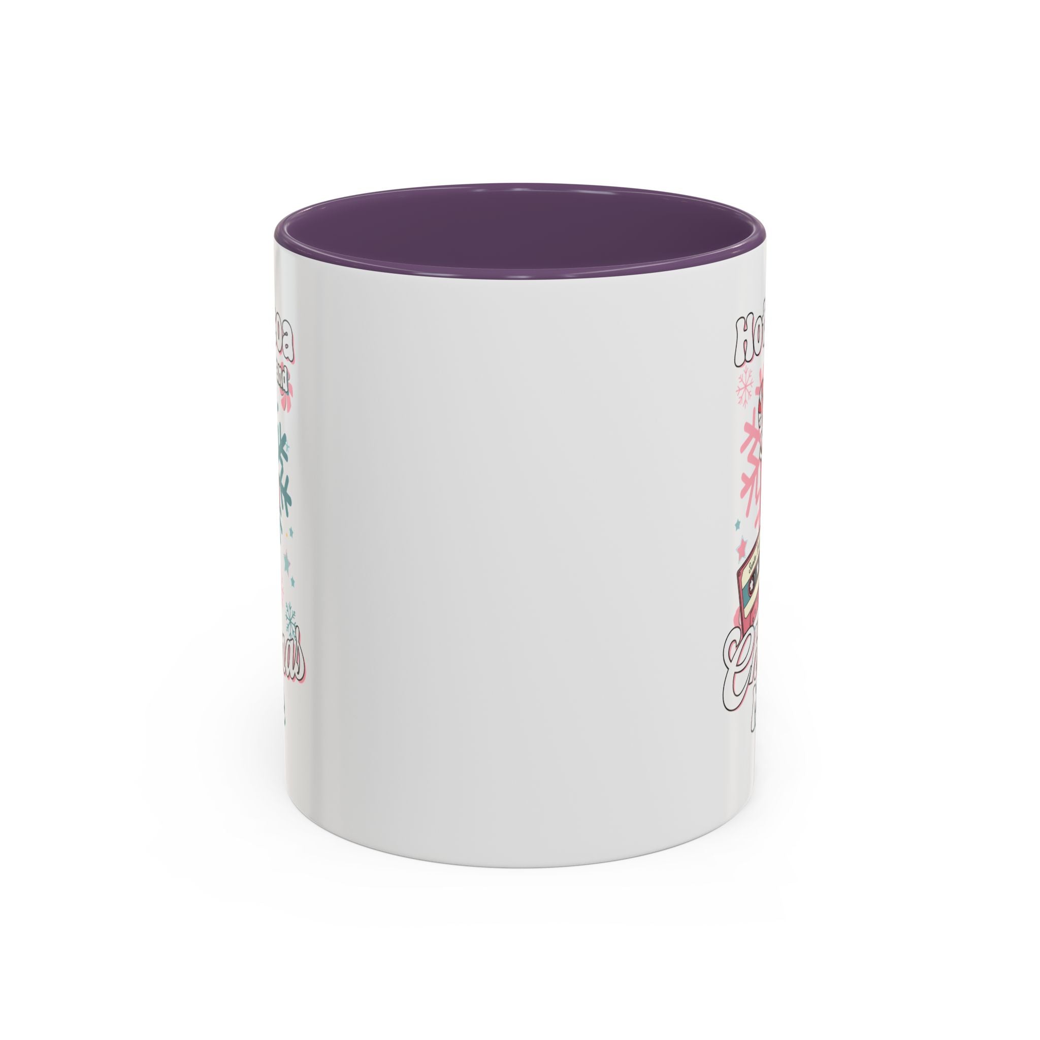 Hot Cocoa & Christmas Movie Mug, Cozy Holiday Cup, Winter Gift, Festive Beverage Container, Cute Coffee Mug