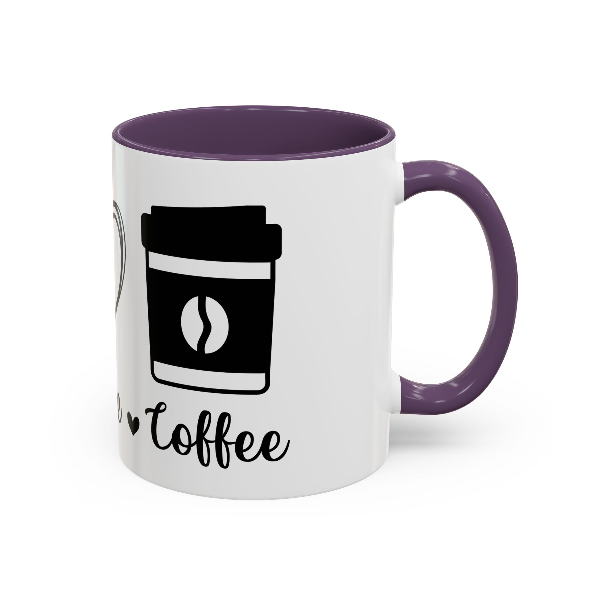peace love coffee Accent Coffee Mug (11, 15oz)