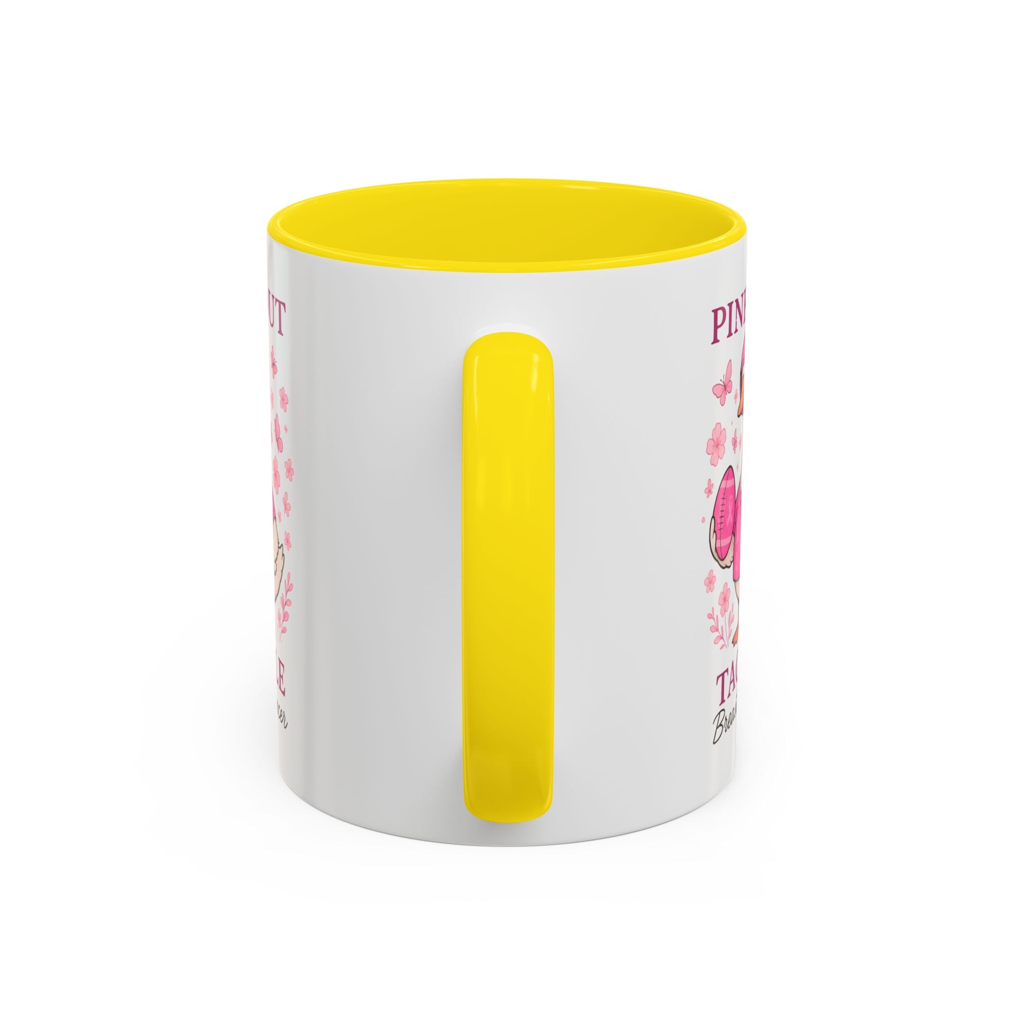 Breast Cancer Awareness Coffee Mug, Pink Out Tackle Duck Design, Supportive Gift for Fighters & Survivors, Cheerful Office Decor, [...]