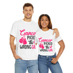 Empowering Cancer Awareness Tee, Inspirational T-Shirt, Unisex Cotton Tee for Fighters, Gift for Cancer Survivors, Supportive Apparel