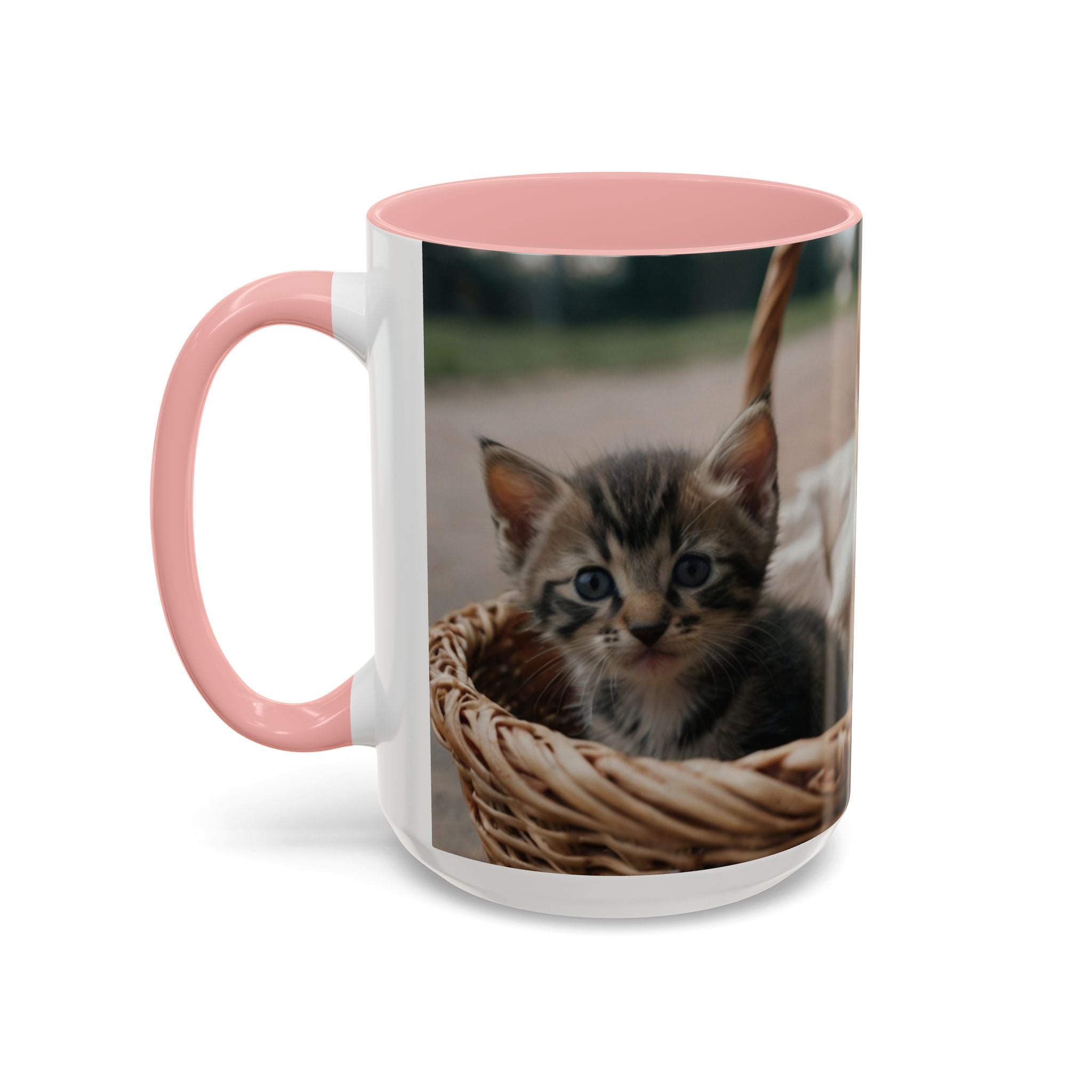 Cute Cat Accent Coffee Mug - 11oz & 15oz family of cats
