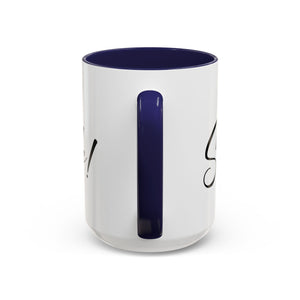 Inspirational Accent Coffee Mug - "You Make Me Smile!" - Perfect Gift for Friends & Family