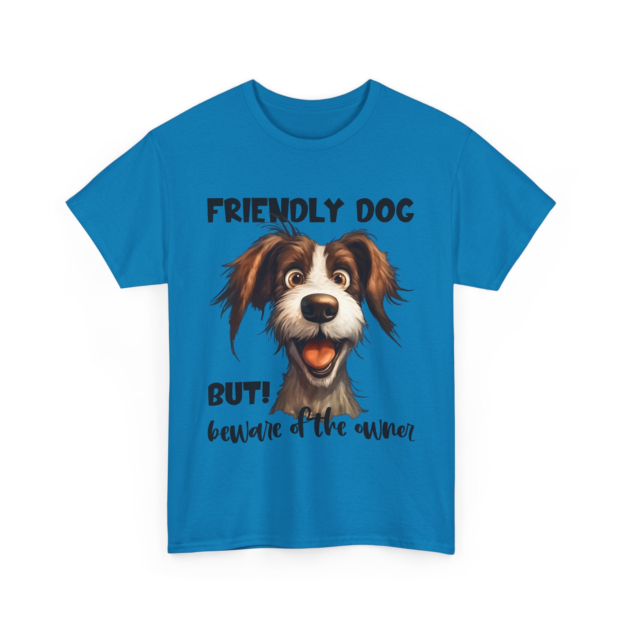 Friendly Dog Unisex Tee - Perfect for Pet Lovers, Gifts for Dog Owners, Casual Wear, Birthday Gifts, Dog-Themed Apparel