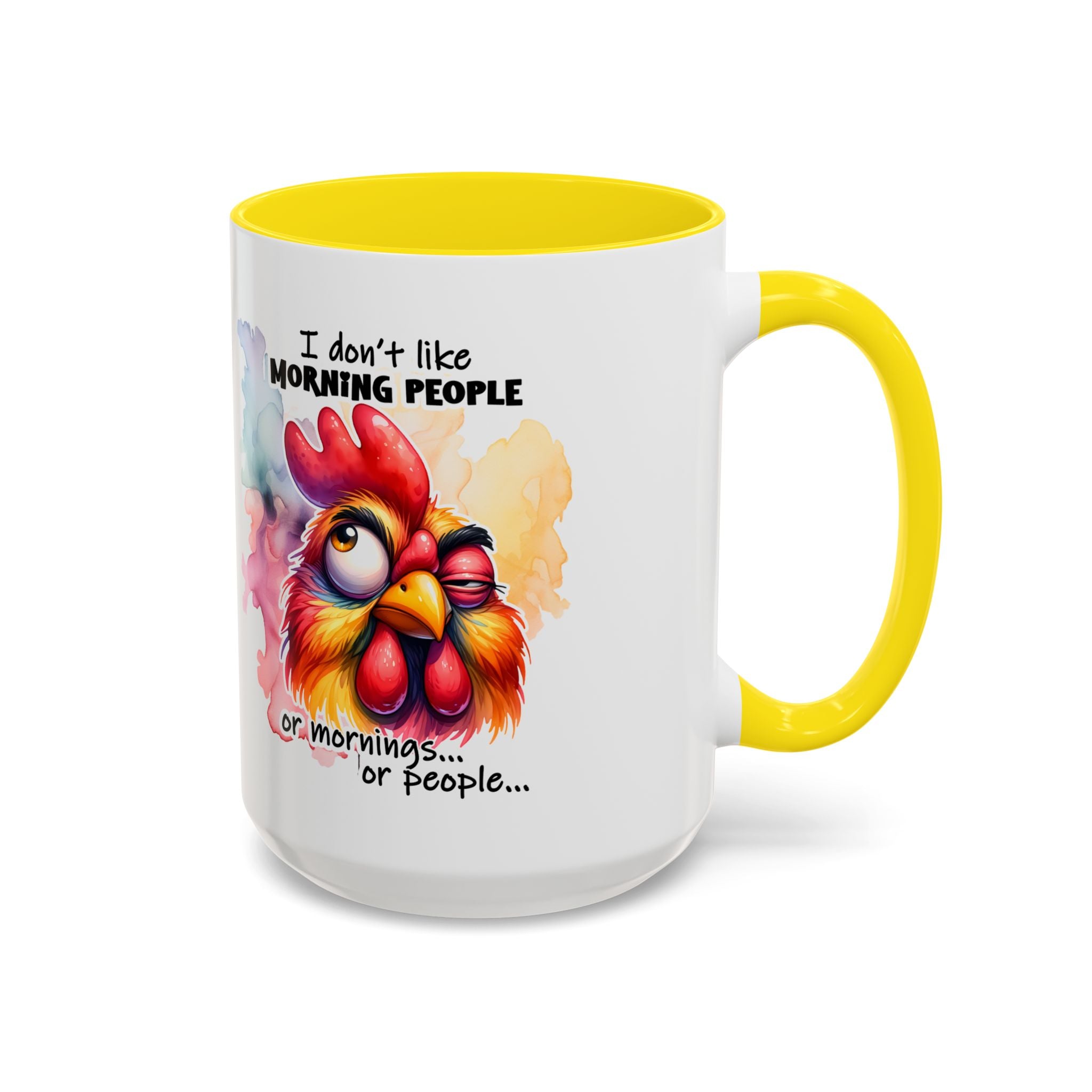 Funny Morning Coffee Mug, Rooster Mug, Gift for Coffee Lovers, Morning People, Humor Mug for Friends