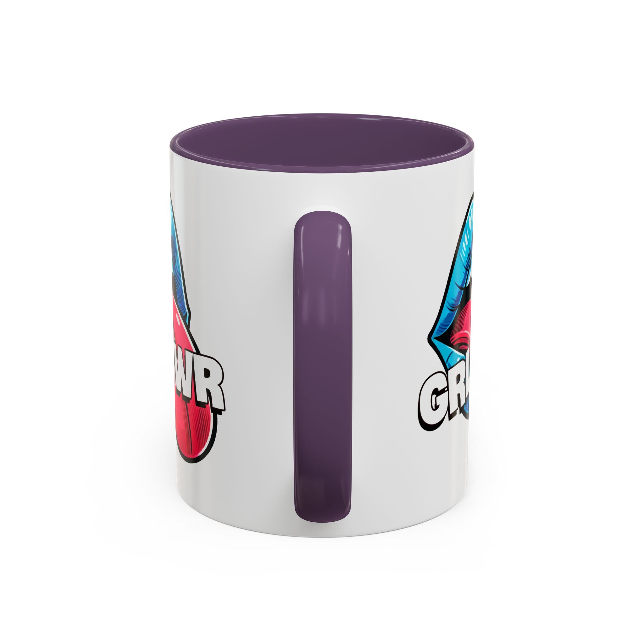 GRL PWR Accent Coffee Mug - Bold Fun Design for Empowerment, Great Gift for Friends, Coffee Lovers, Birthdays, and Celebrations
