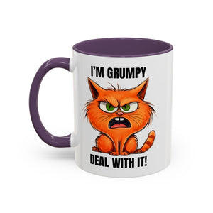 Grumpy Cat Coffee Mug, Funny Cat Mug, Gift for Cat Lovers, Office Coffee Cup, Humor Mug, 11oz 15oz