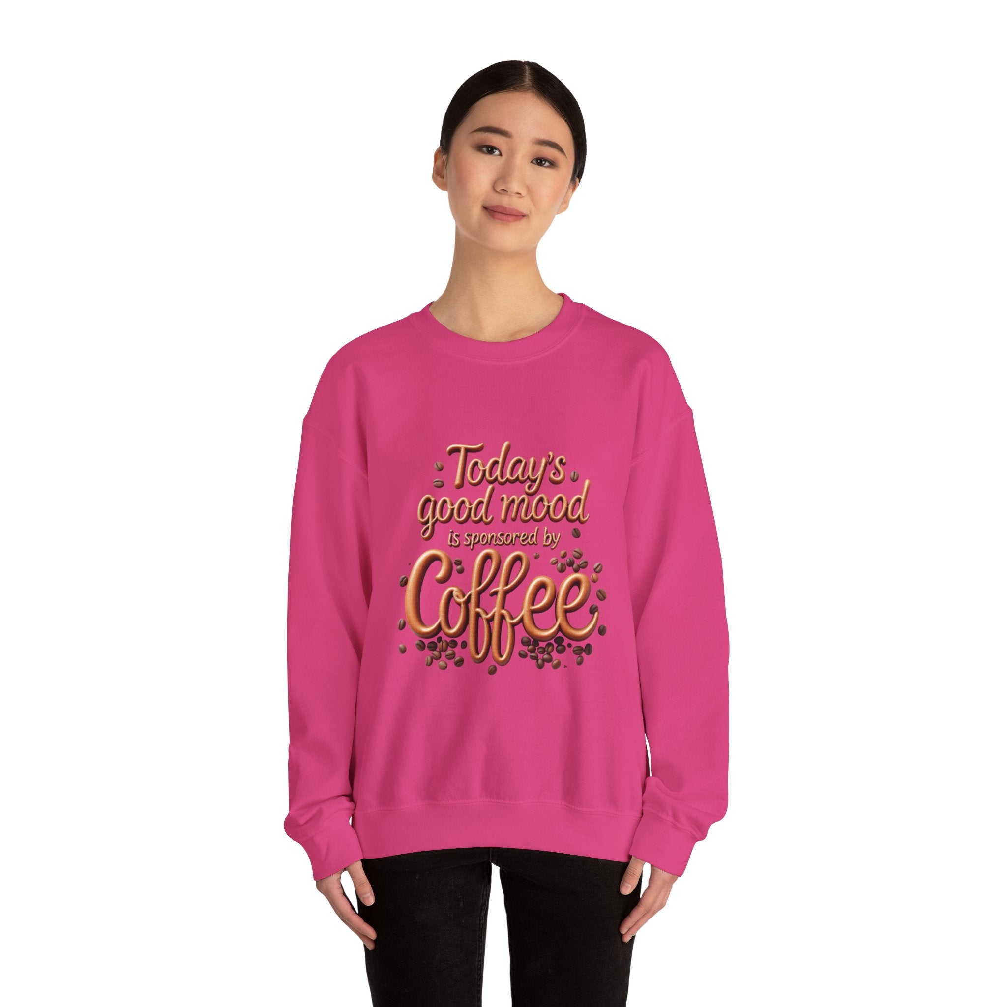 Coffee Mood Crewneck Sweatshirt - Cozy Gift for Coffee Lovers, Perfect for Birthdays, Holidays, Casual Days, Comfortable Wear