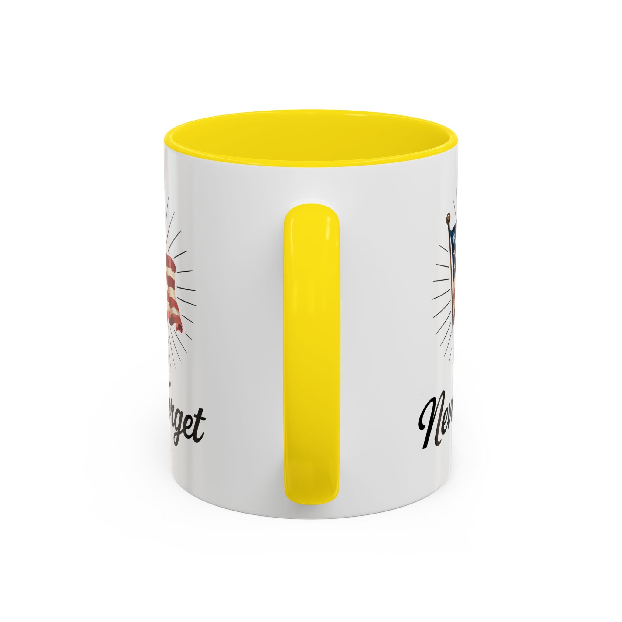 Patriotic Never Forget Coffee Mug - 11oz & 15oz USA flag