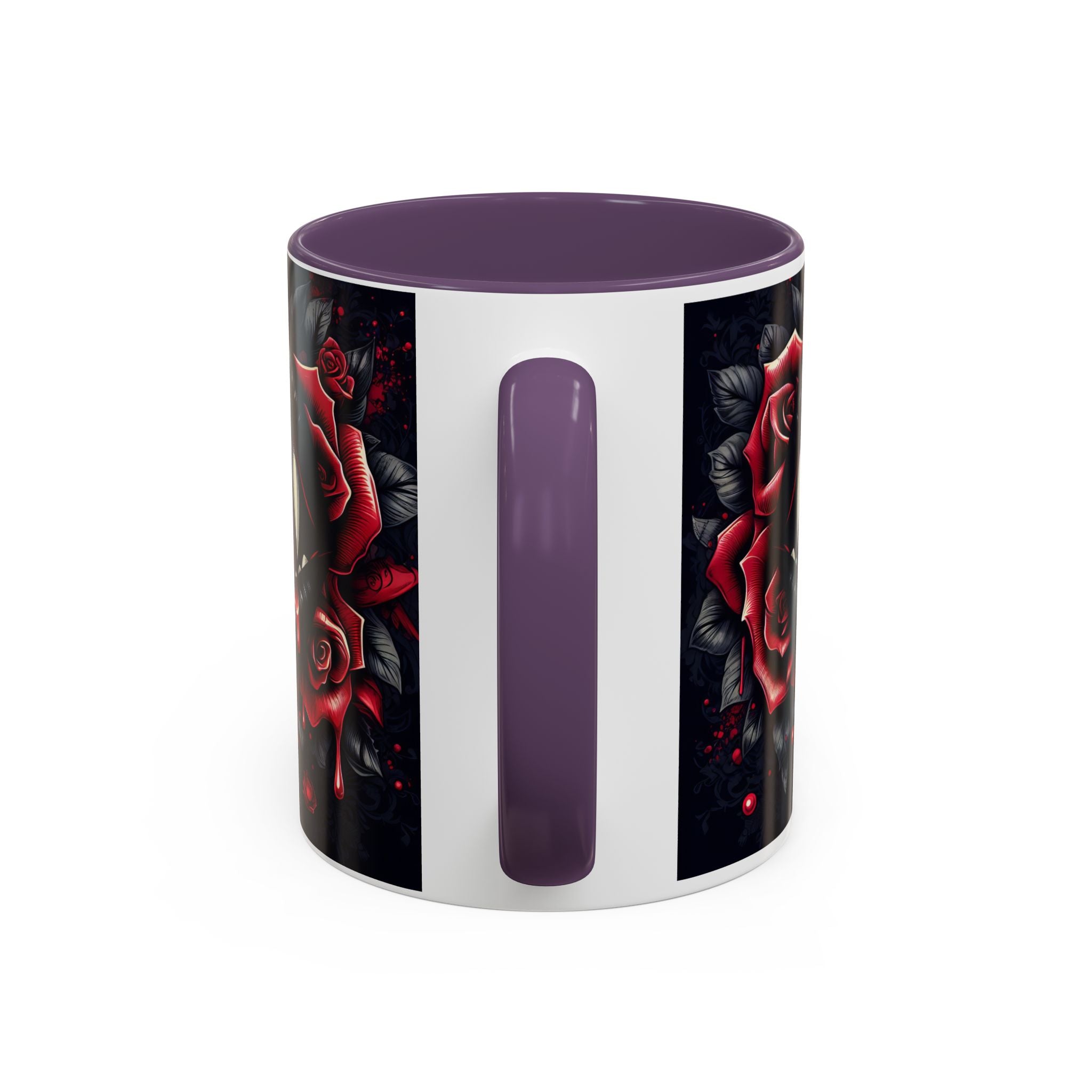 Gothic Vampire Rose Coffee Mug | Perfect for Halloween, Unique Gift, Dark Aesthetic, Gothic Decor, Horror Collectible
