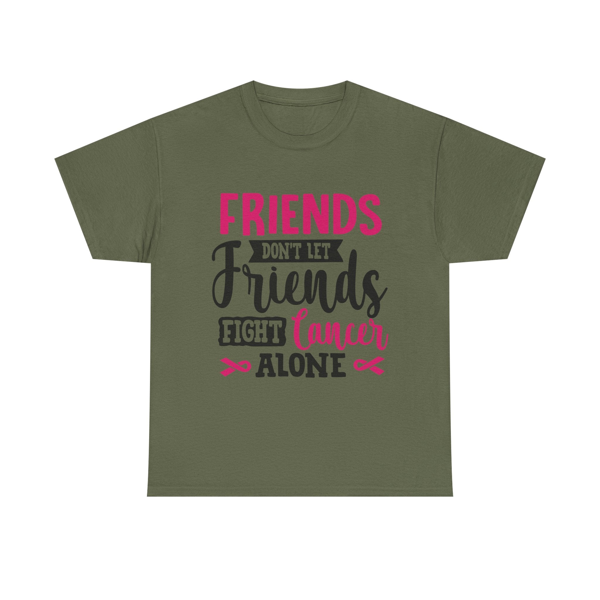 Unisex Cancer Awareness Tee, Support Friends, Fight Cancer Together, Inspirational Gift, Awareness Event Shirt