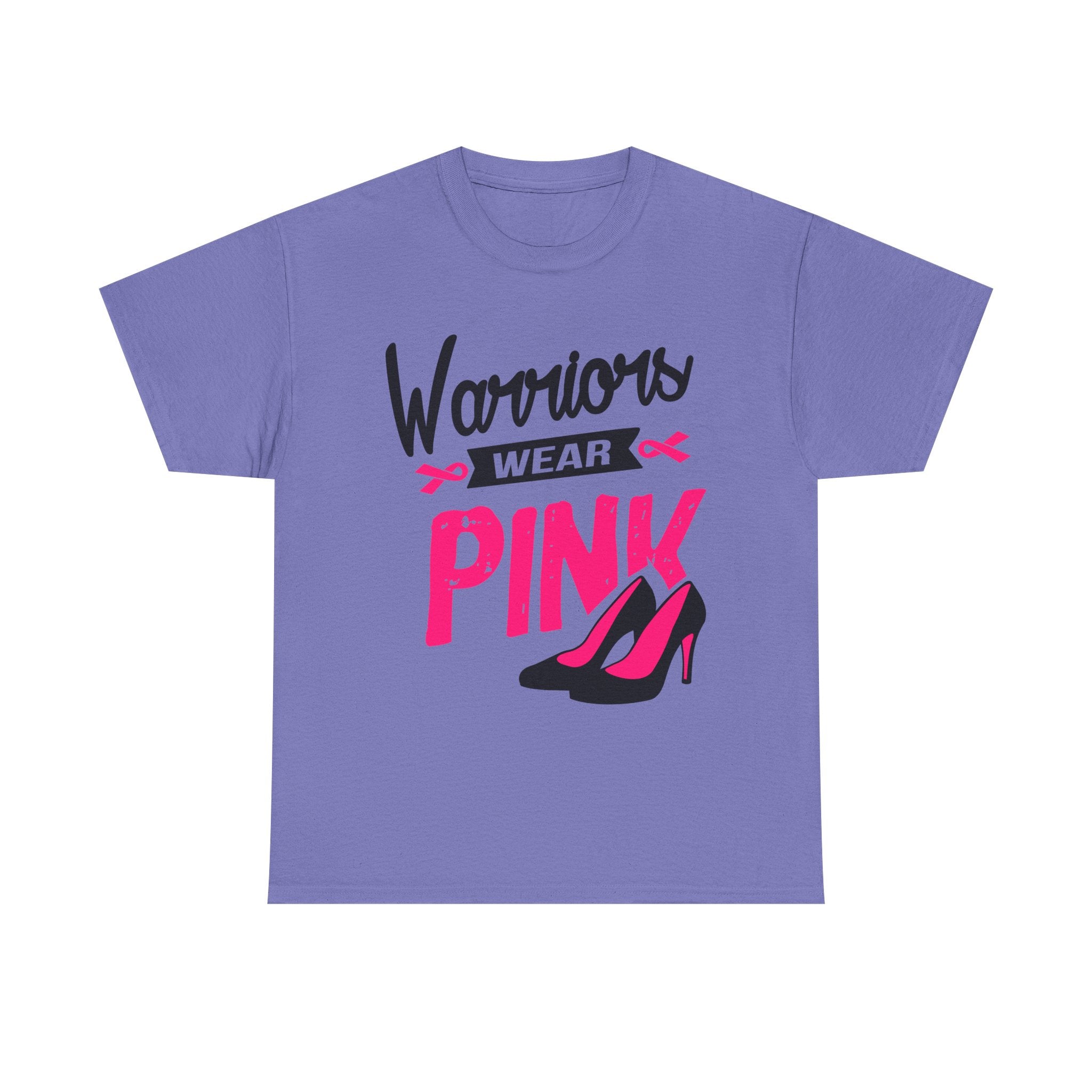 Warriors Wear Pink T-Shirt | Support Breast Cancer Awareness, Gift for Survivors, Inspirational Tee, Unisex Cotton Shirt