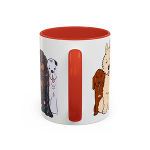 Cute Dog Breed Accent Coffee Mug, Pet Lover Gift, Canine Mug, Gifts for Dog Owners, Puppy Lover Mug