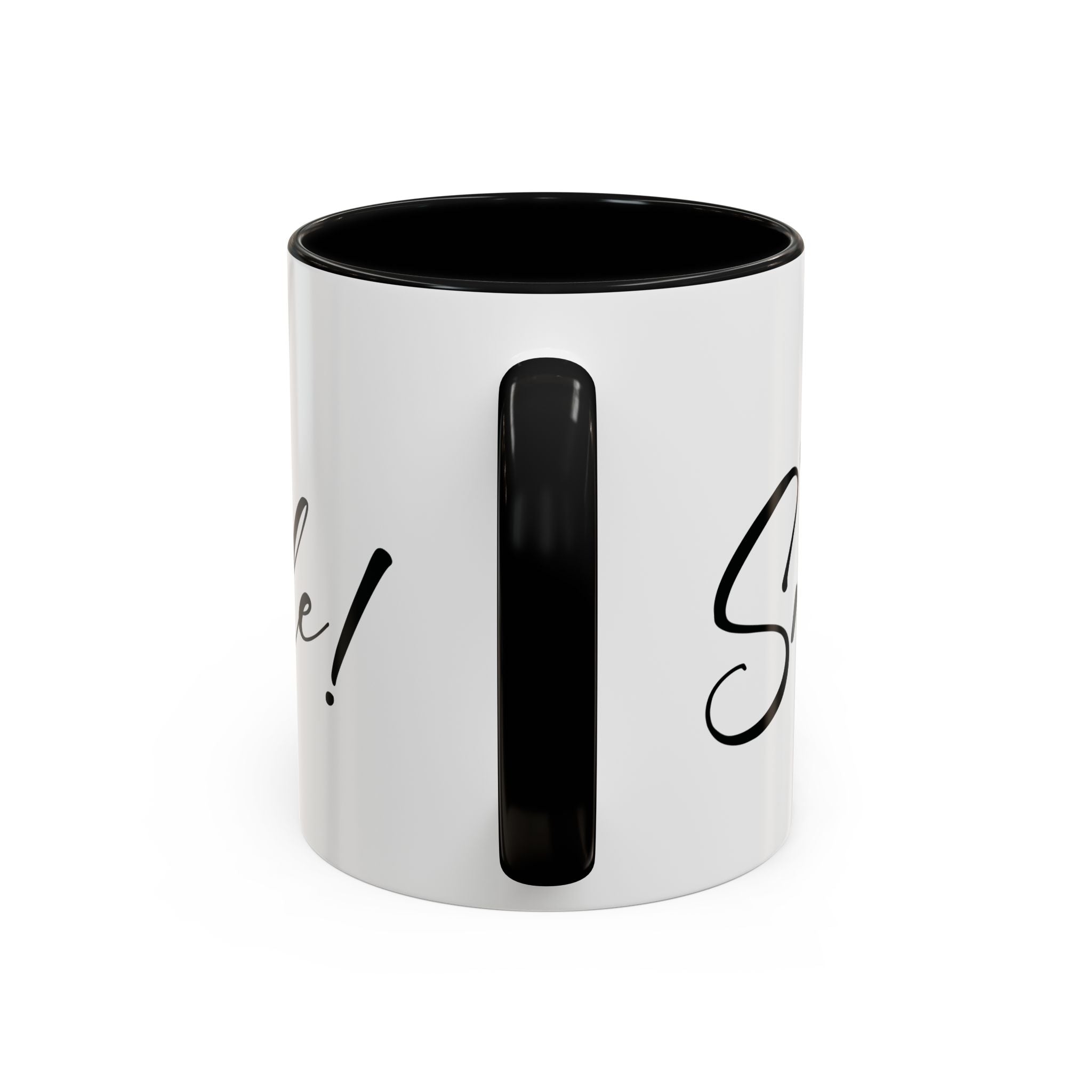 Inspirational Accent Coffee Mug - "You Make Me Smile!" - Perfect Gift for Friends & Family
