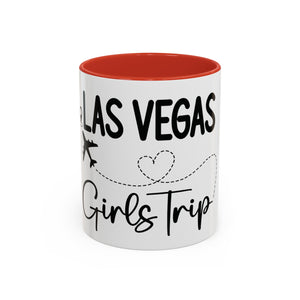 Las Vegas girls trip Accent Coffee Mug (11, 15oz) by the x m world