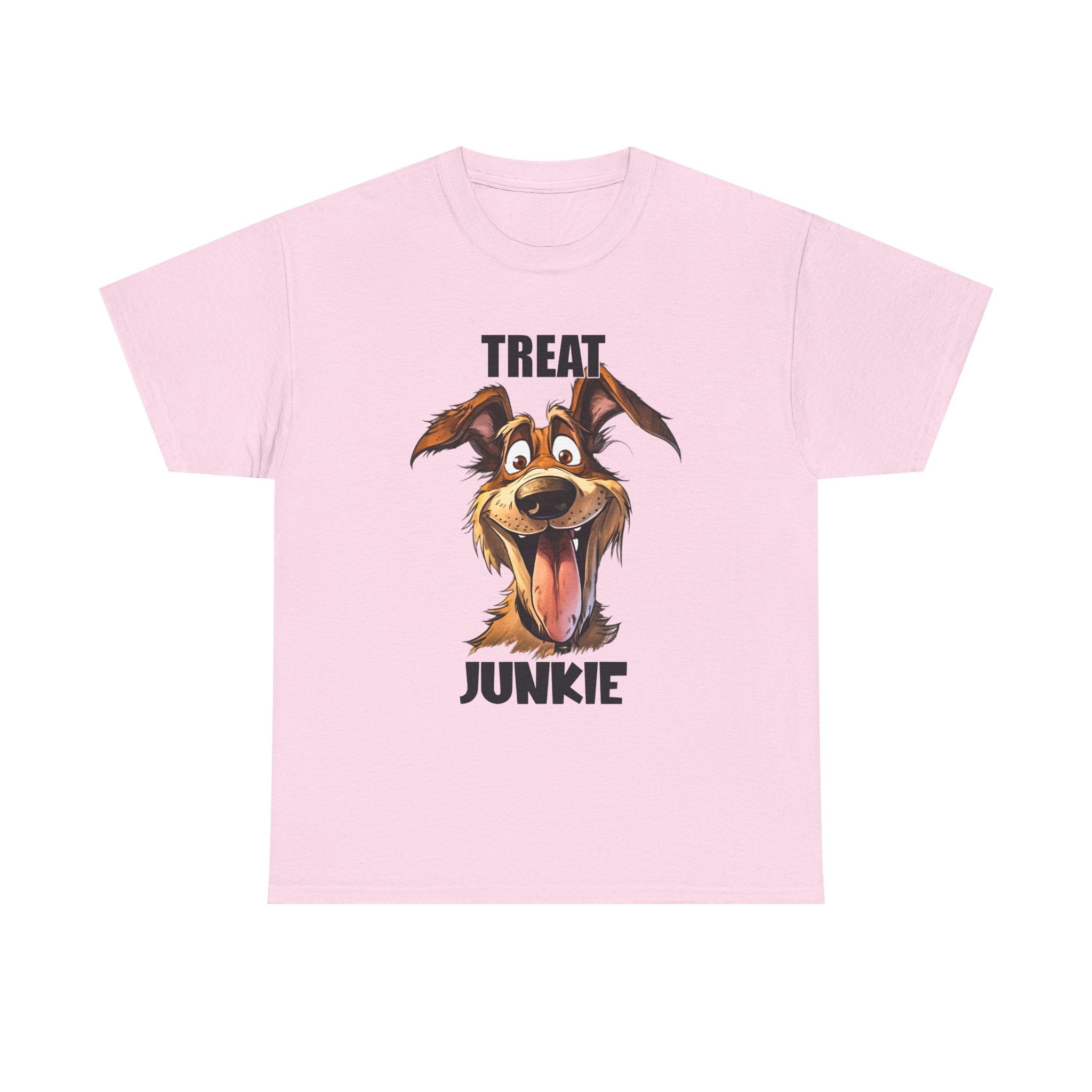 Dog Lovers Treat Junkie Tee, Unisex Dog T-Shirt, Pet Owner Gift, Funny Dog Shirt, Animal Lover Apparel, Dog Enthusiast Gift
