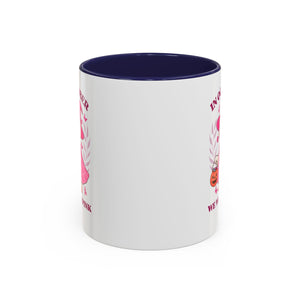 Halloween Breast Cancer Awareness Coffee Mug | October 2023 Gift, Pink Ribbon Mug, Spooky Coffee Cup, Cute Duck Mug, Fall Decor