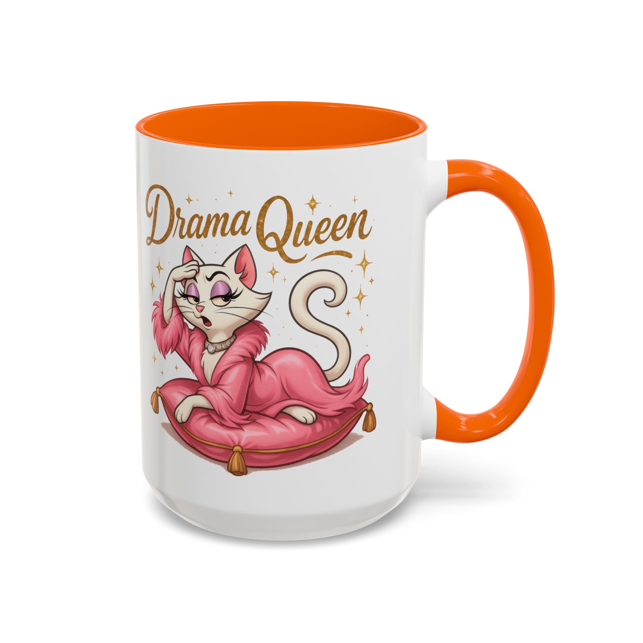 Drama Queen Coffee Mug - Fun Gift for Cat Lovers, Unique Mug for Tea or Coffee, Perfect for Birthdays, Mother's Day & Housewarming