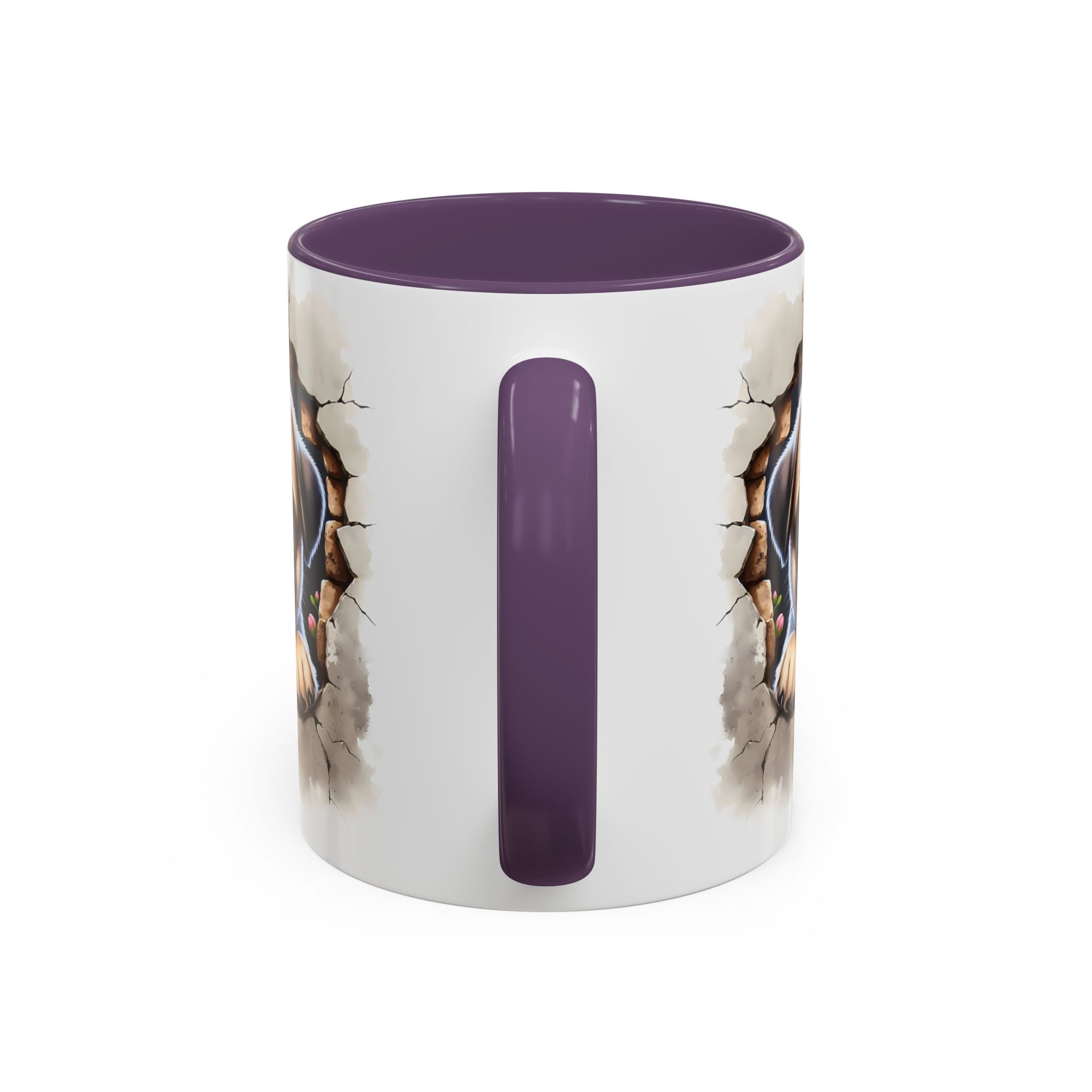 Pug In A Wall Coffee Mug - Cozy Ceramic Cup for Dog Lovers - Cute Pet Gift for Birthdays, Anniversaries, and Holidays