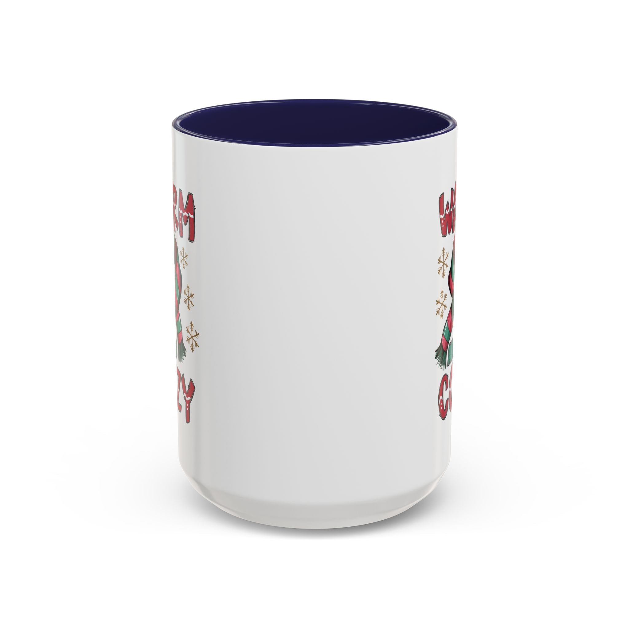 Warm & Cozy Holiday Accent Coffee Mug - Perfect for Winter Mornings, Christmas Gifts, Hot Beverage Lovers, Seasonal Decor, Cozy Vibes
